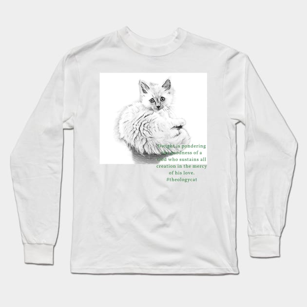 #theologycat goodness of God Long Sleeve T-Shirt by bfjbfj